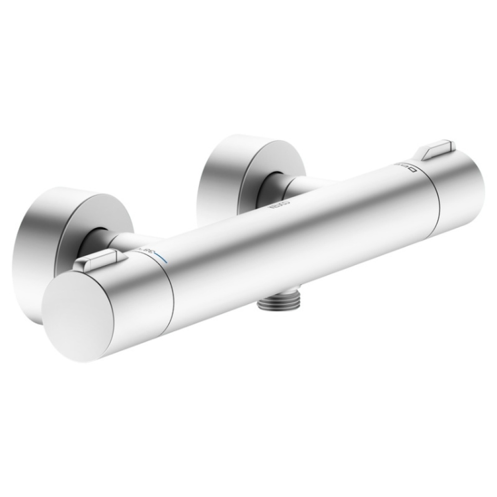 Product Cut out image of Keuco Plan Blue Aluminium Thermostatic Exposed Shower Valve 53926 171001